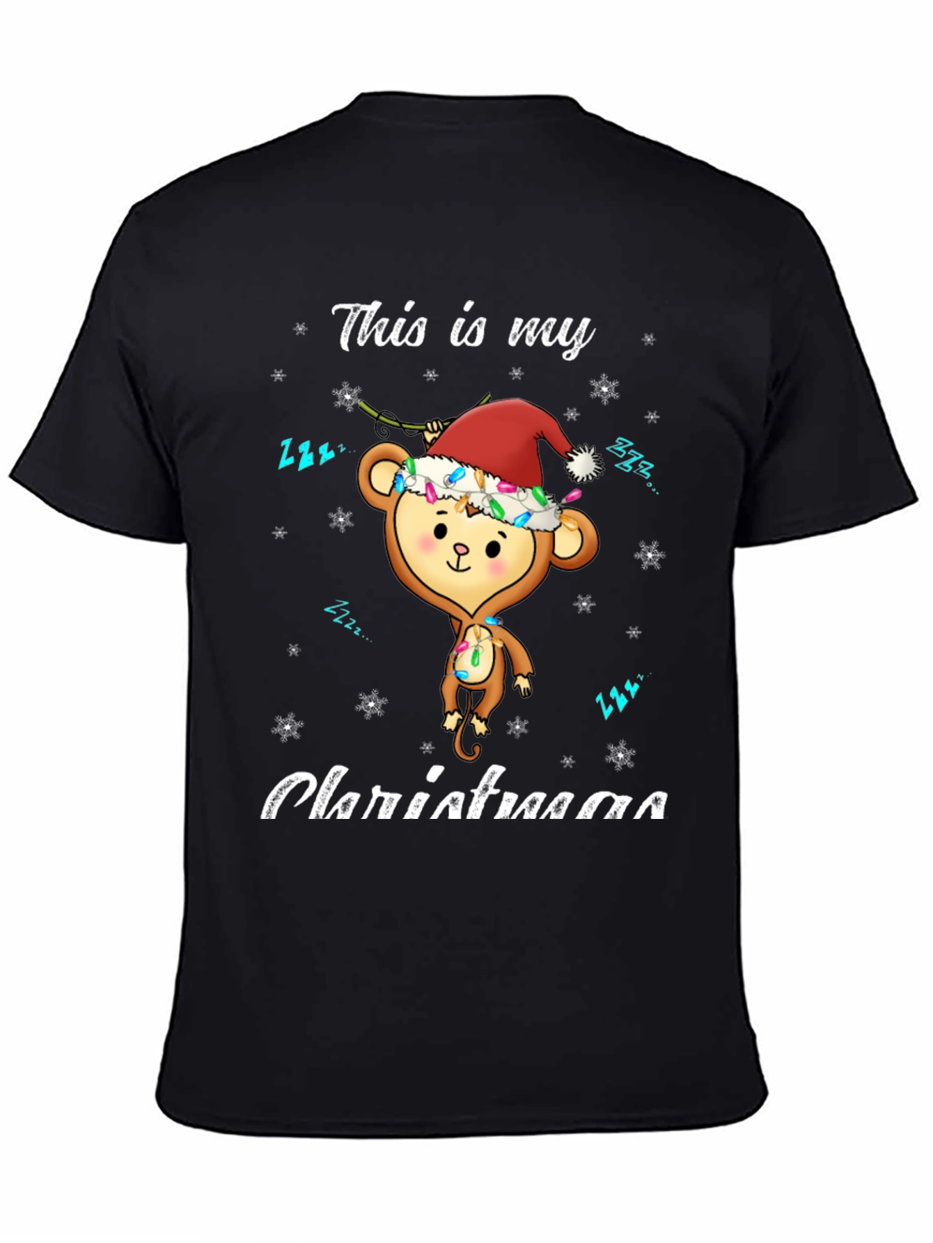 Christmas Monkey Graphic Tee