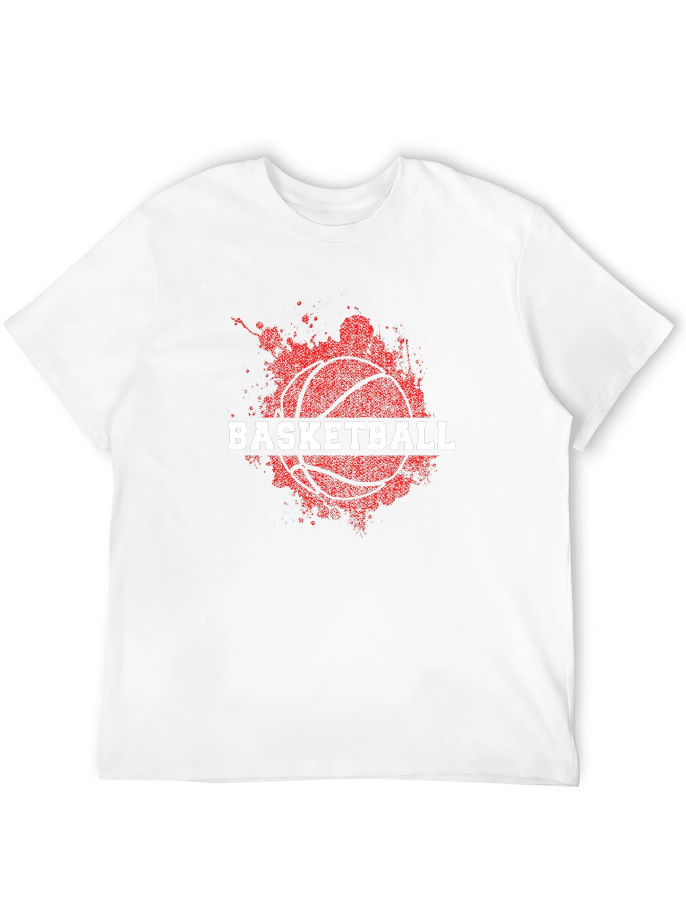 Basketball Graphic Tee - Sporty Black T-Shirt