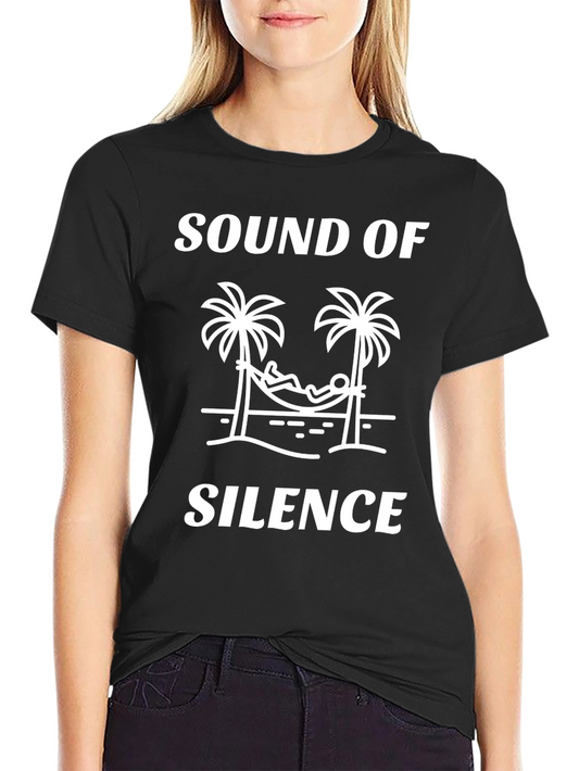 Sound of Silence Graphic Tee - Relaxed Island Vibes