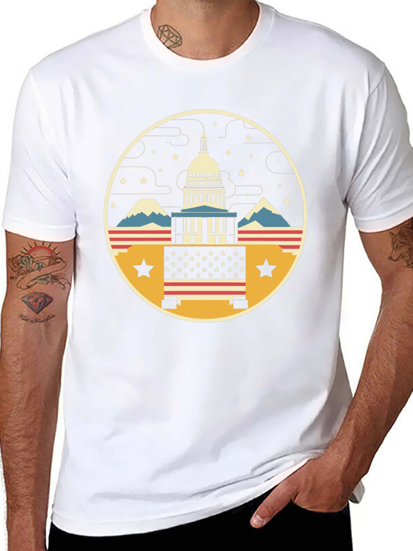 Patriotic Capitol T-Shirt