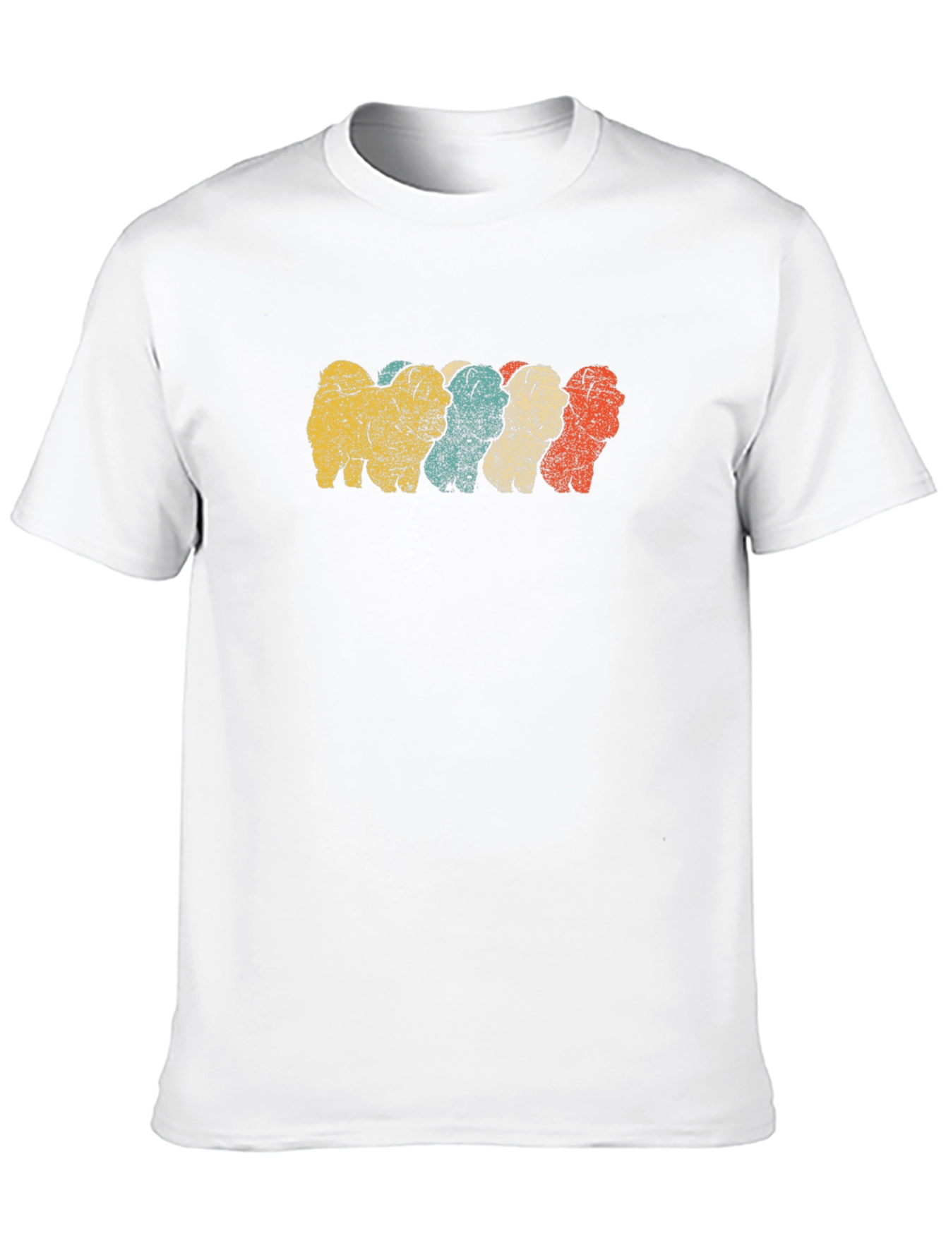 Retro Chow Chow Dog T-Shirt