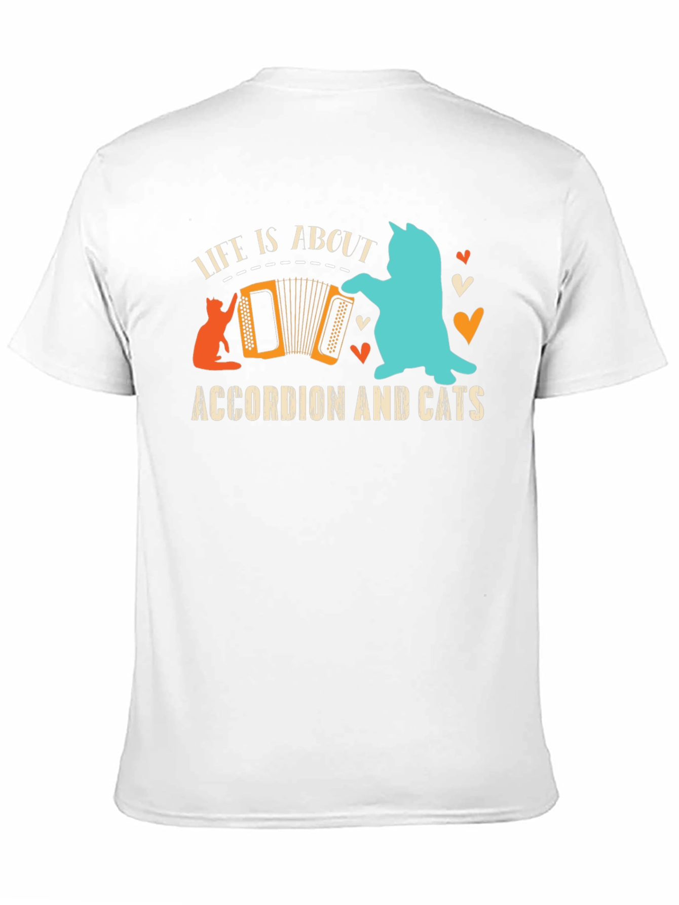Accordion and Cats T-Shirt