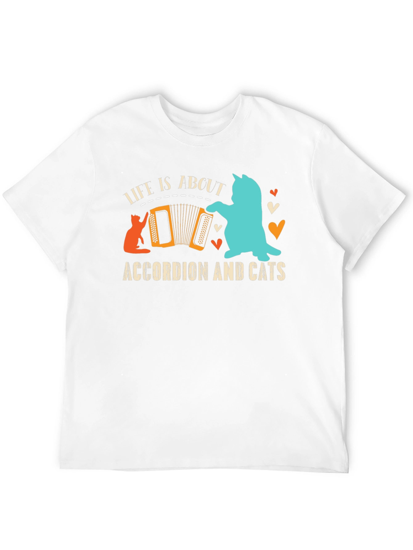 Accordion and Cats T-Shirt