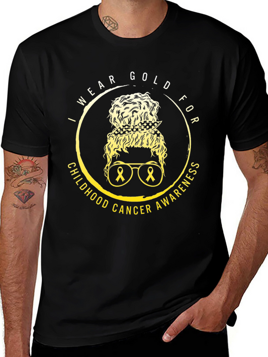 I Wear Gold For Childhood Cancer Awareness T-Shirt