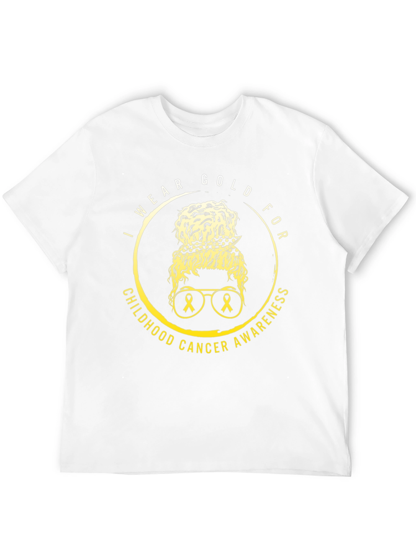 I Wear Gold For Childhood Cancer Awareness T-Shirt