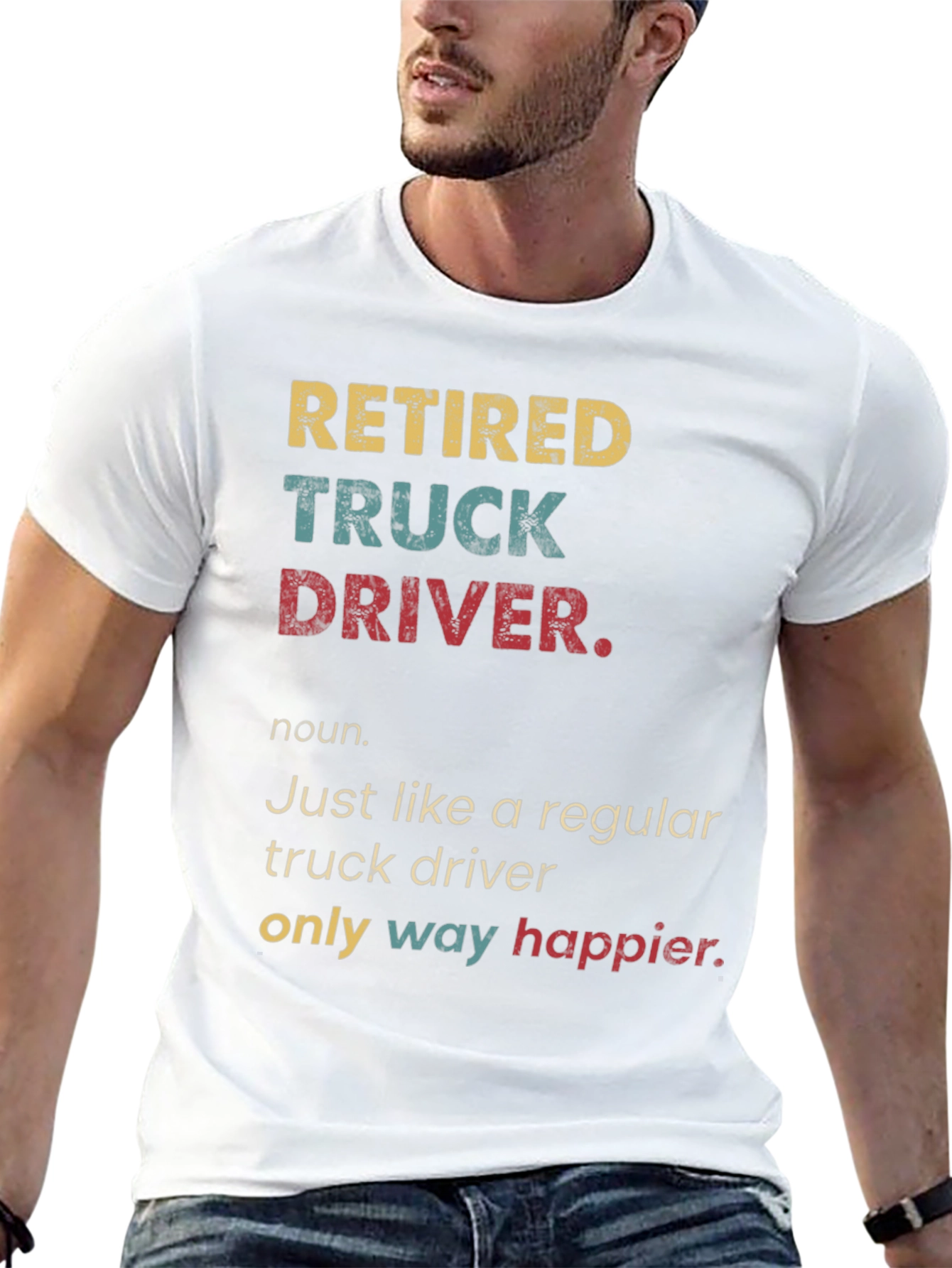 Retired Truck Driver T-Shirt - Humorous Retirement Gift
