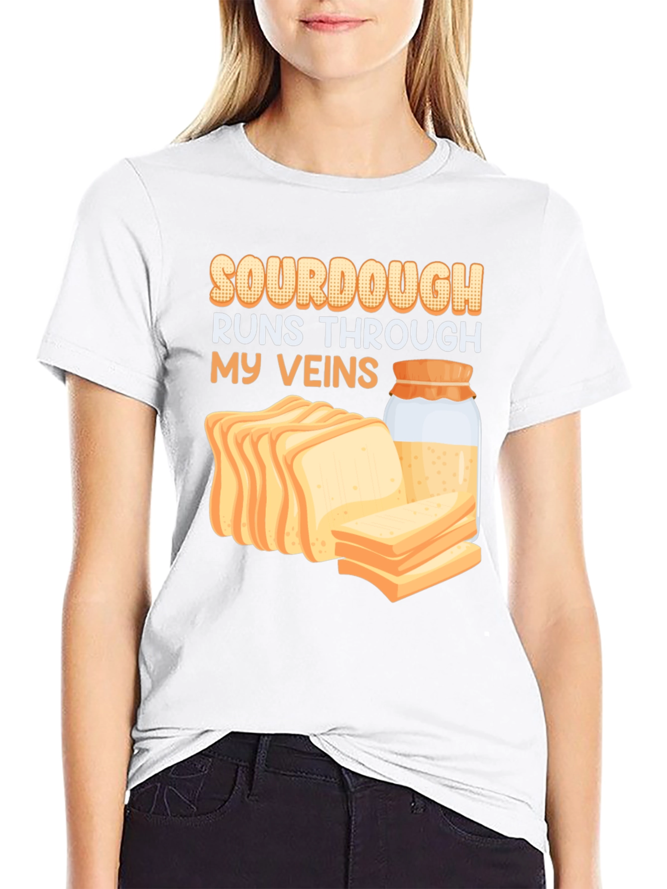 Sourdough Runs Through My Veins Graphic Tee