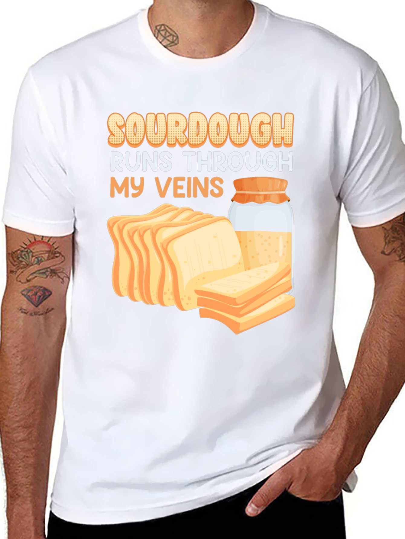 Sourdough Runs Through My Veins Graphic Tee
