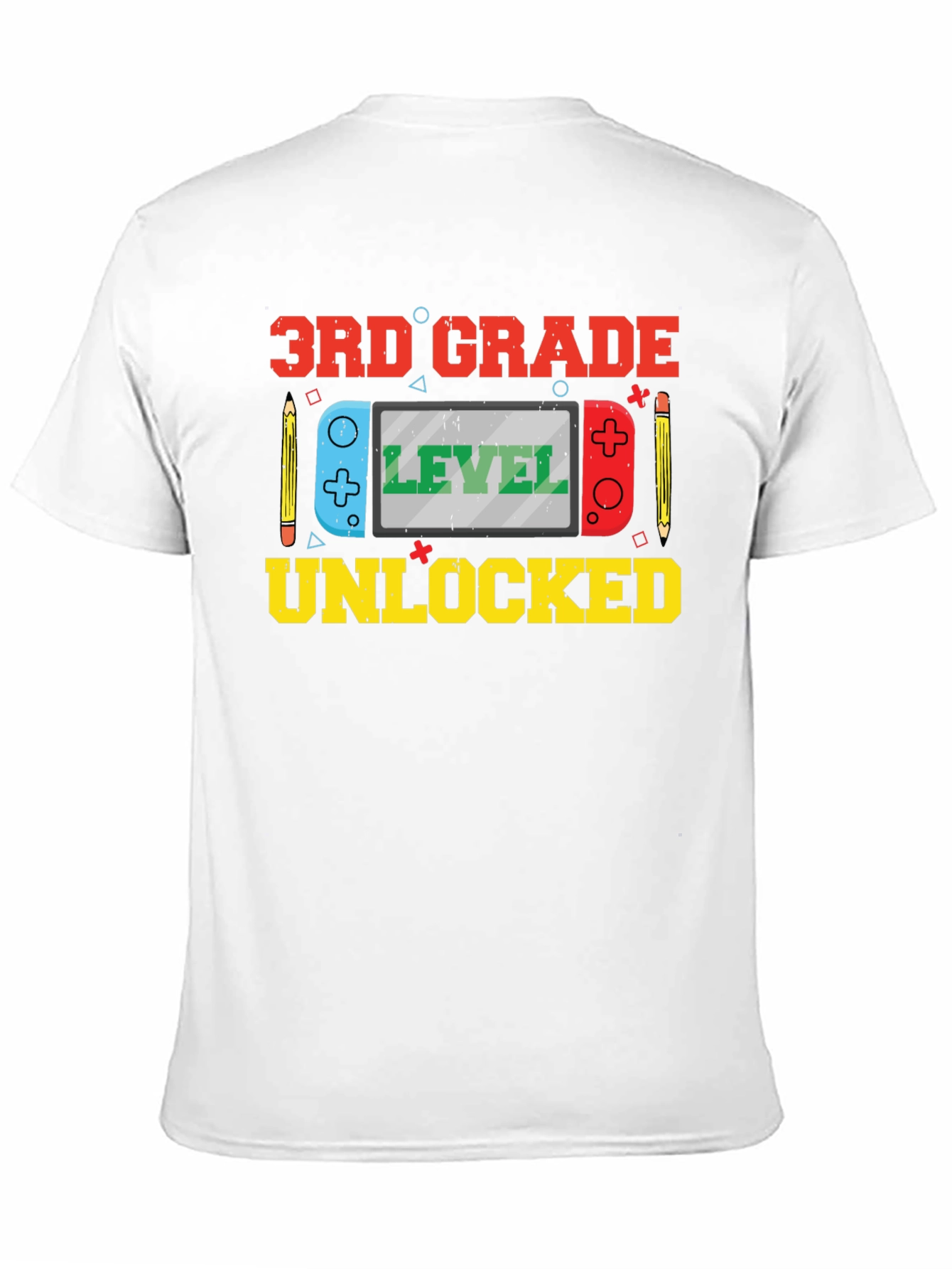 3rd Grade Level Unlocked Black T-Shirt