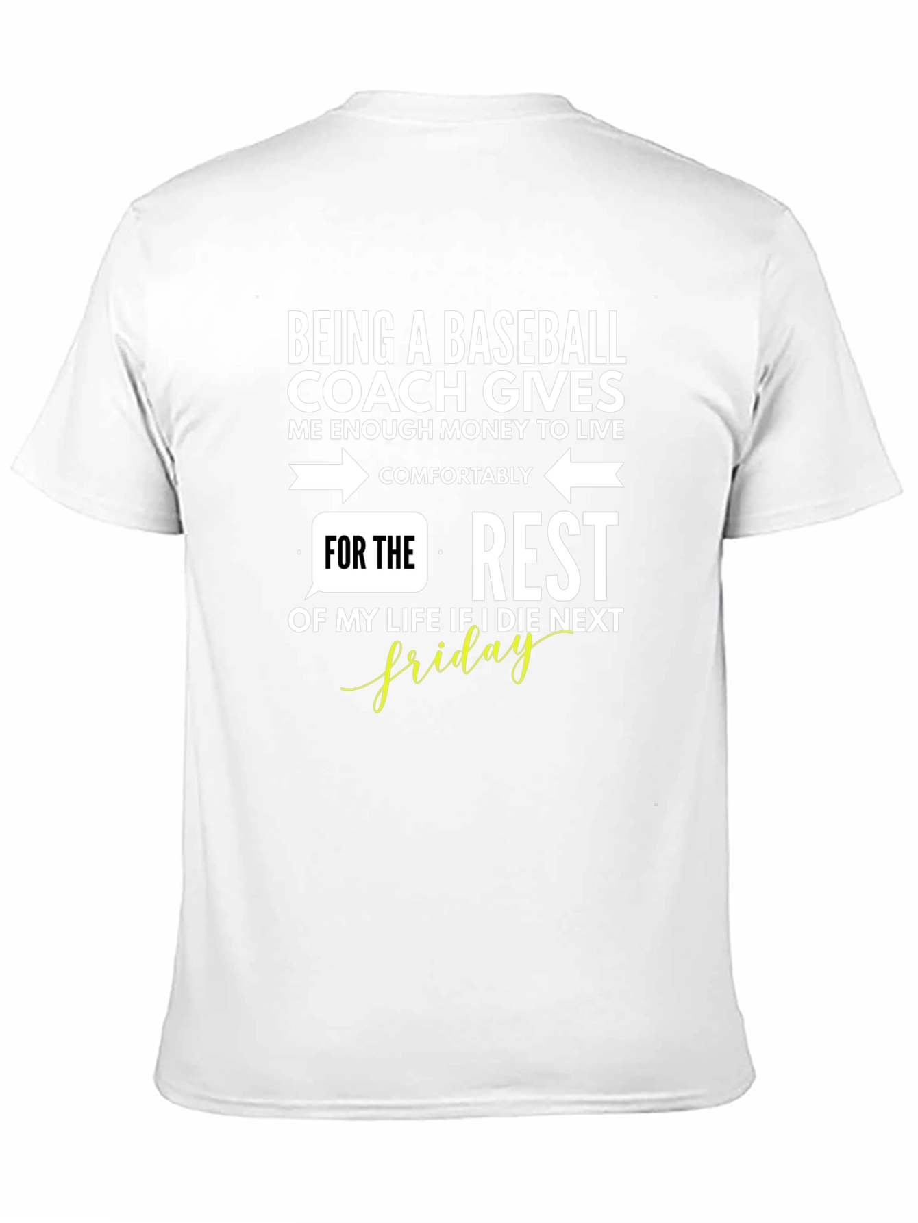 Baseball Coach Humor Graphic Tee