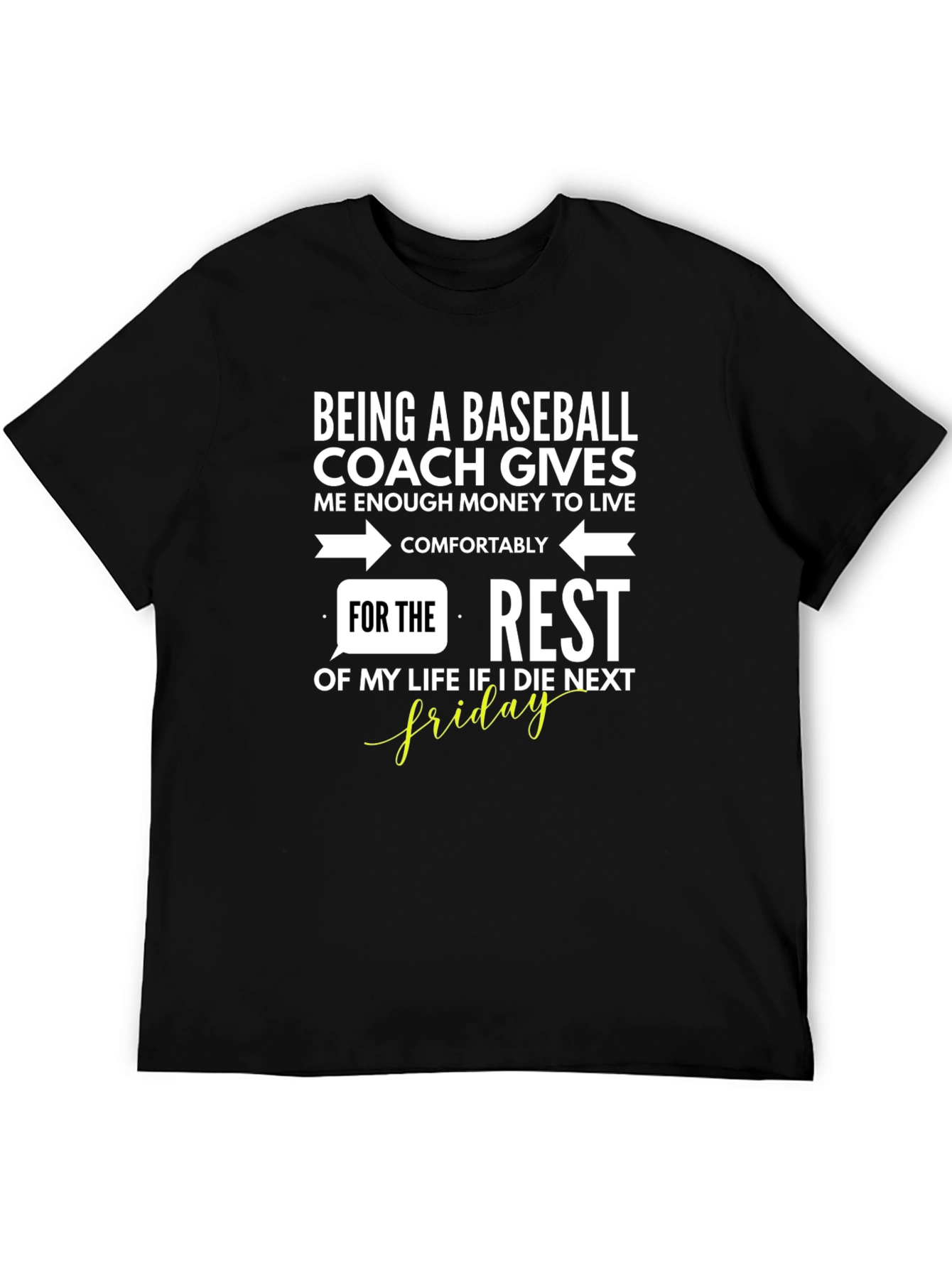 Baseball Coach Humor Graphic Tee
