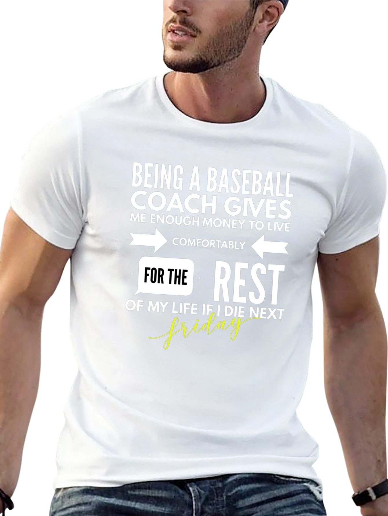 Baseball Coach Humor Graphic Tee