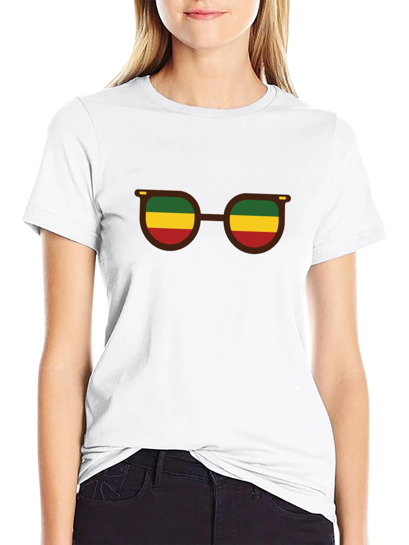 Rasta Glasses T-Shirt - Reggae Style