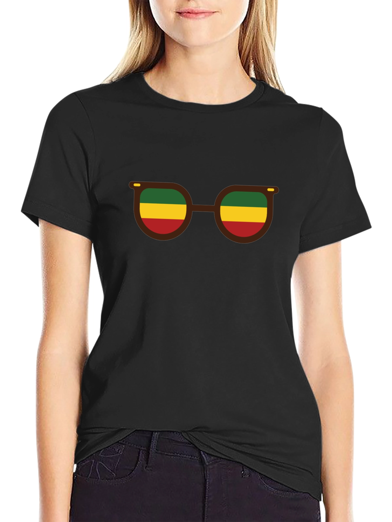Rasta Glasses T-Shirt - Reggae Style