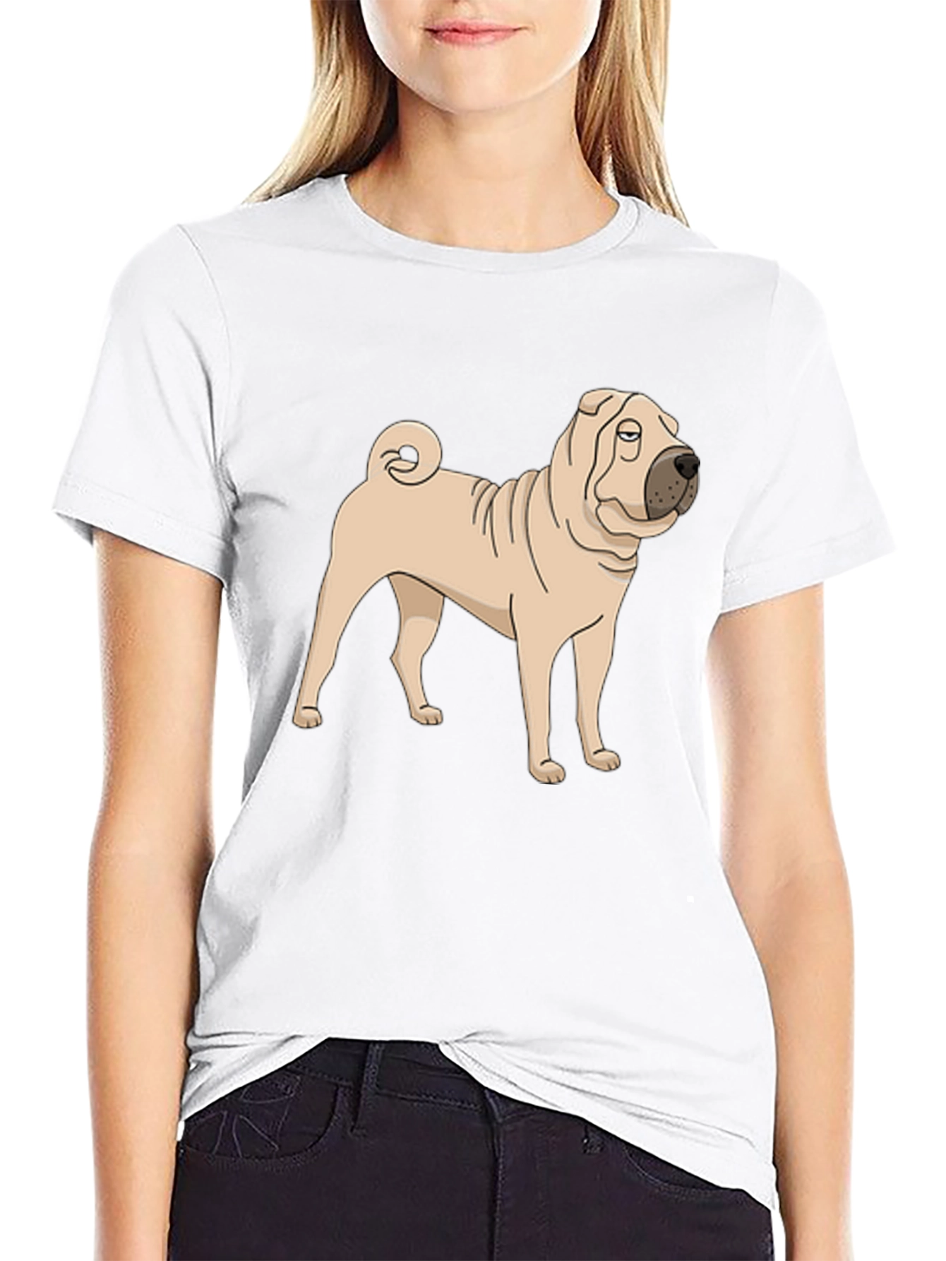 Shar Pei Dog Graphic T-Shirt - Unisex Style