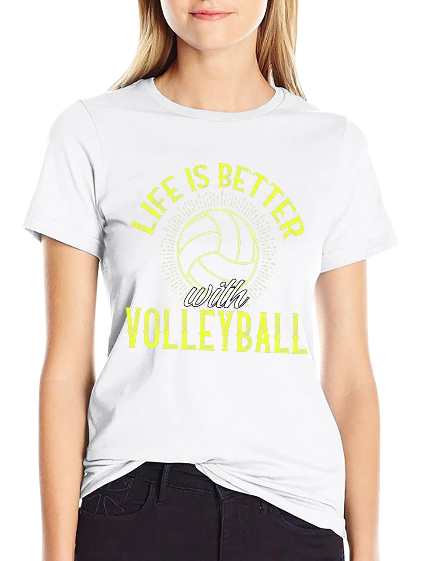 Volleyball Life T-Shirt: Better With Volleyball