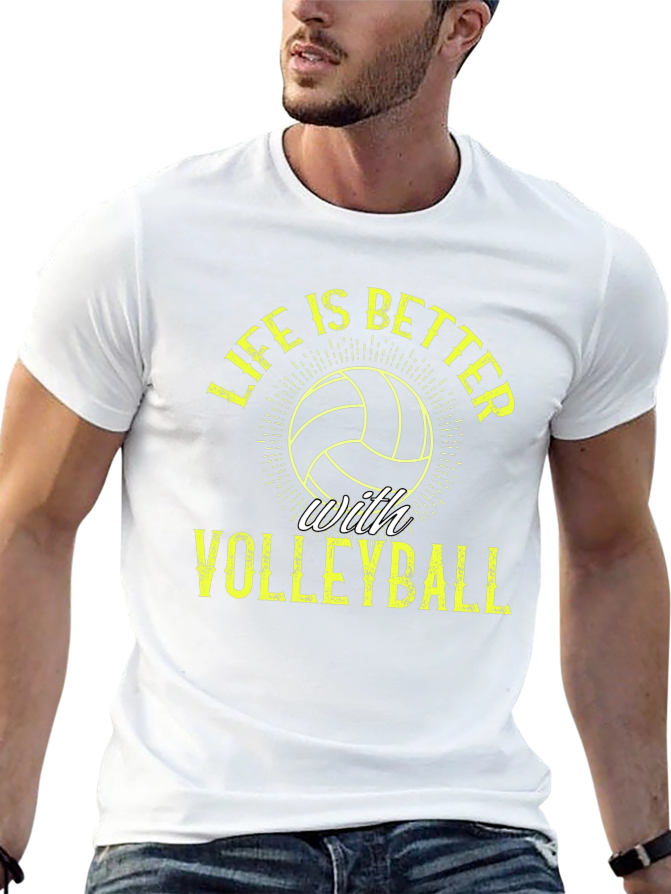 Volleyball Life T-Shirt: Better With Volleyball