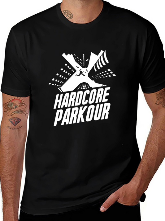 Hardcore Parkour Black T-Shirt