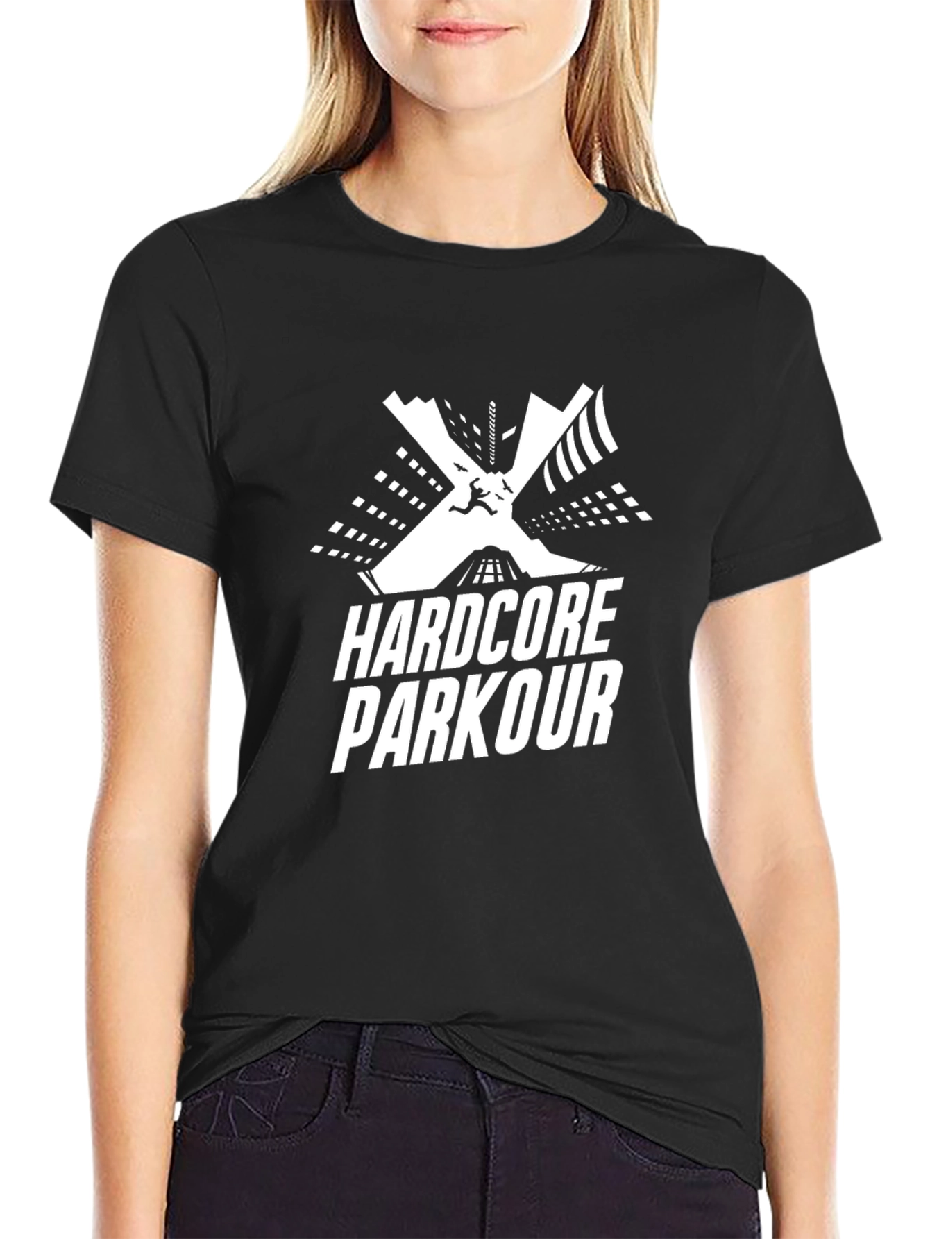 Hardcore Parkour Black T-Shirt
