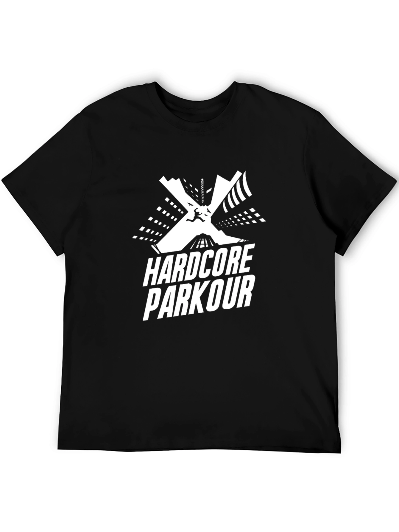 Hardcore Parkour Black T-Shirt