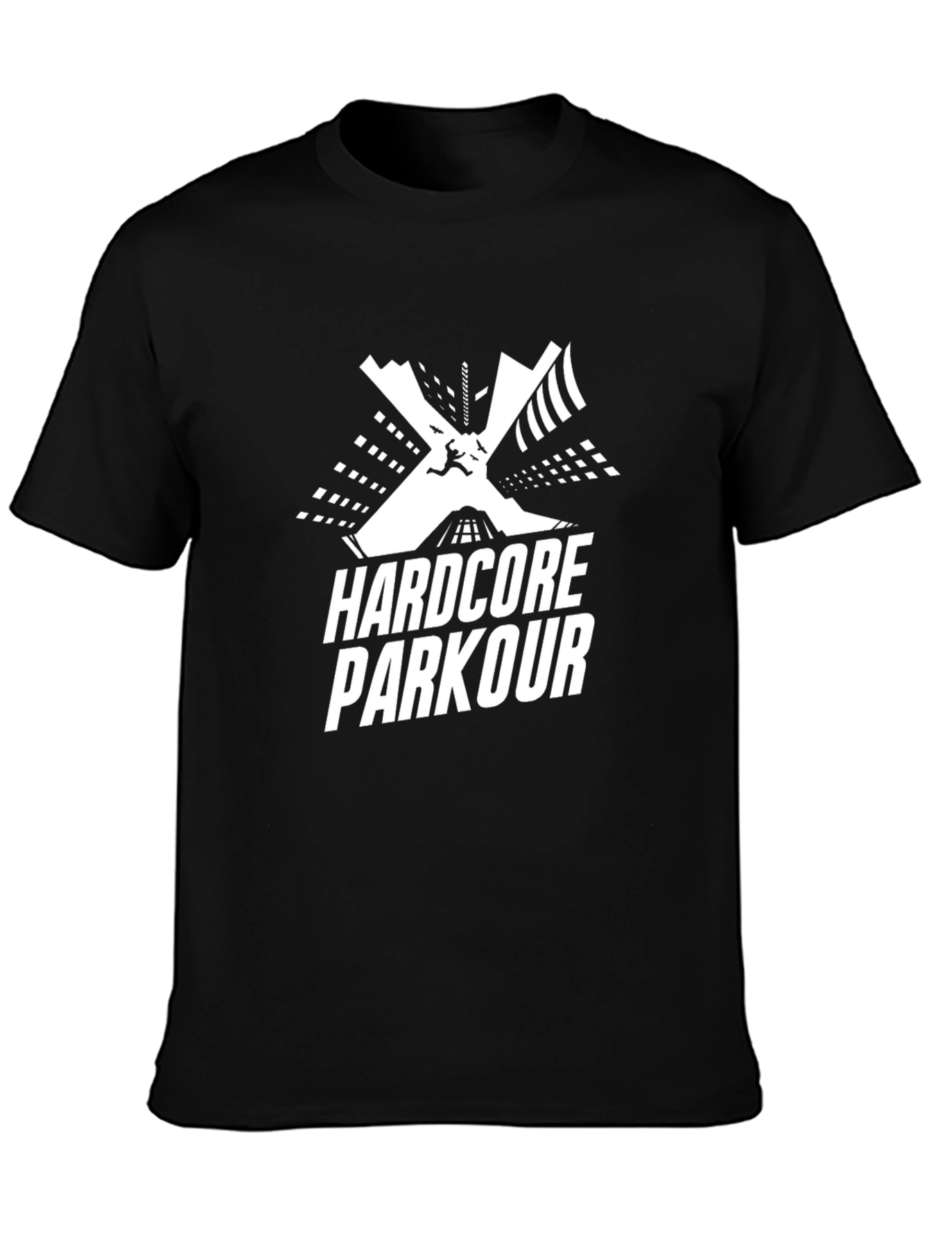 Hardcore Parkour Black T-Shirt