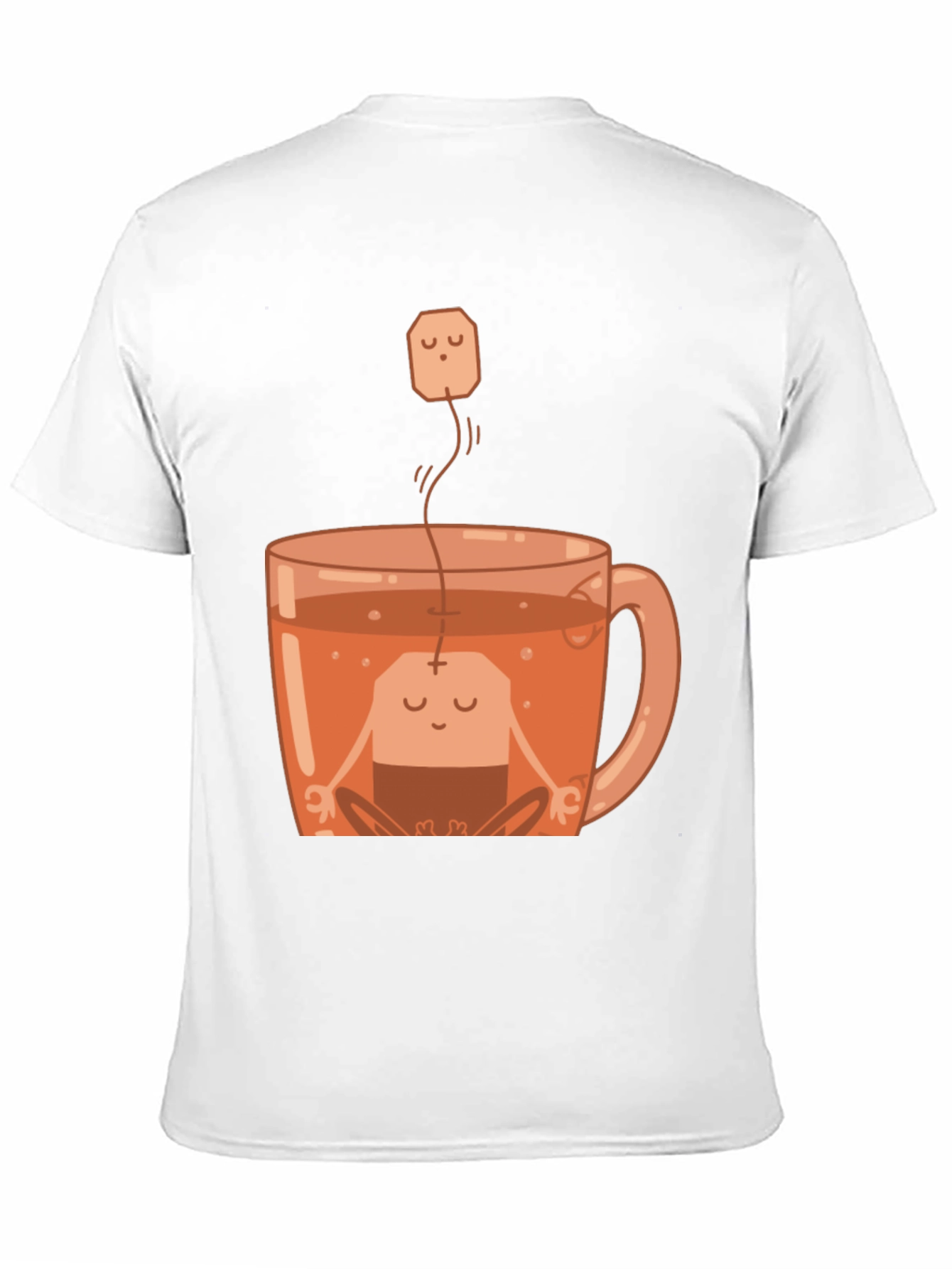 Zen Tea Shirt: Meditating Tea Bag in Cup