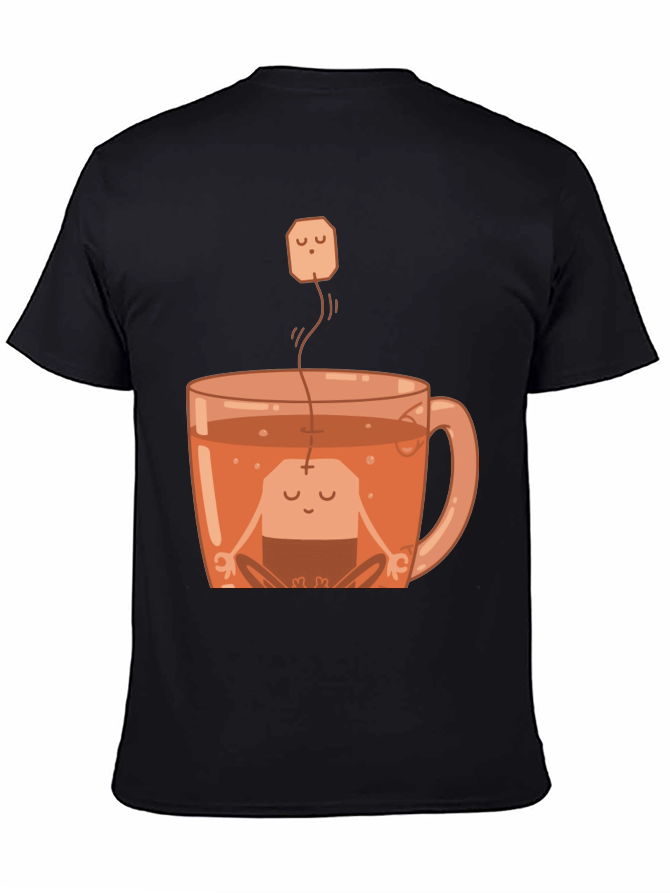 Zen Tea Shirt: Meditating Tea Bag in Cup