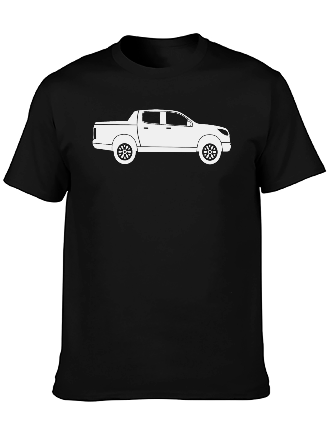 Truck Graphic T-Shirt - Black Cotton Tee