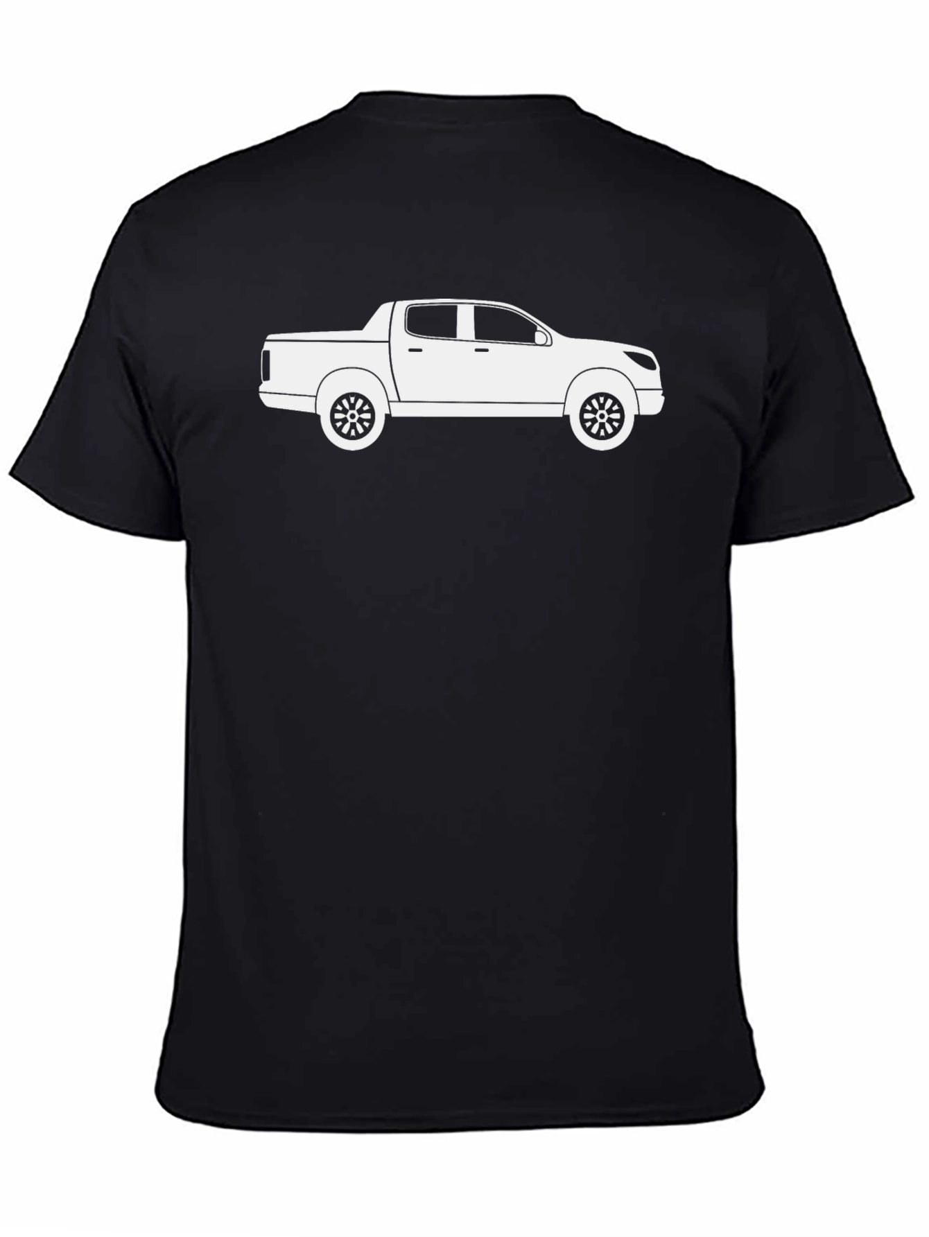 Truck Graphic T-Shirt - Black Cotton Tee