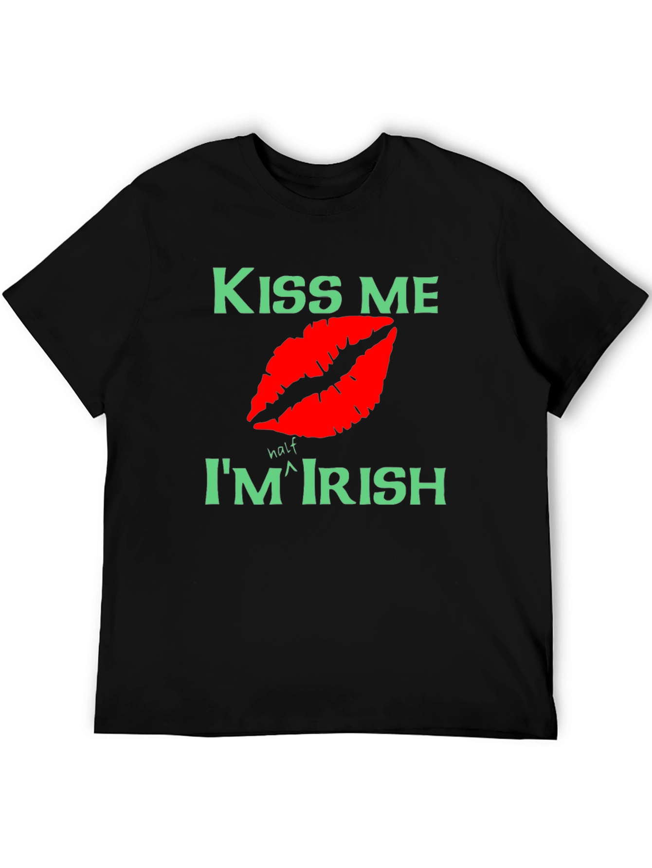 Kiss Me Im Half Irish St. Patricks Day Tee
