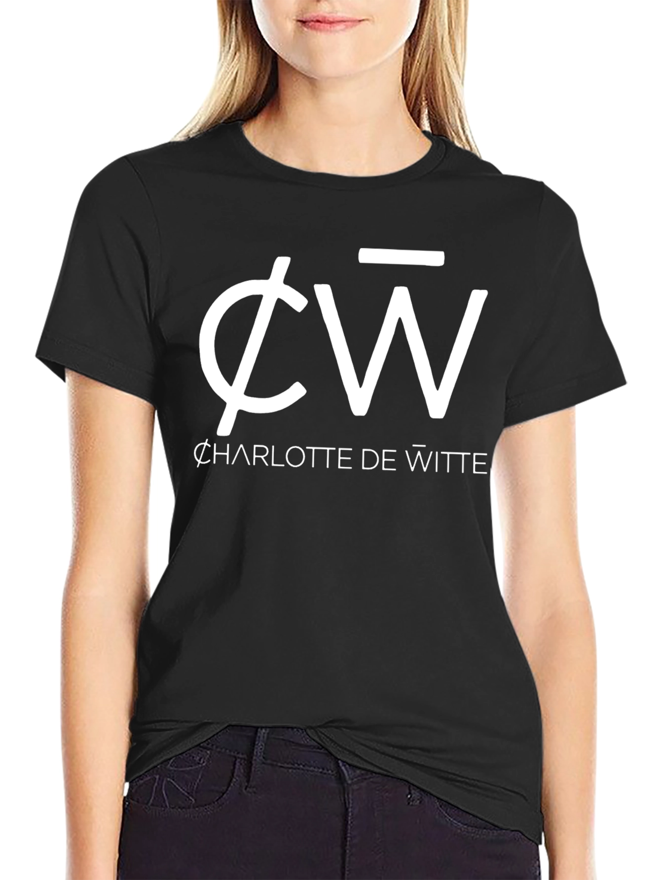 Charlotte de Witte Black Graphic Tee