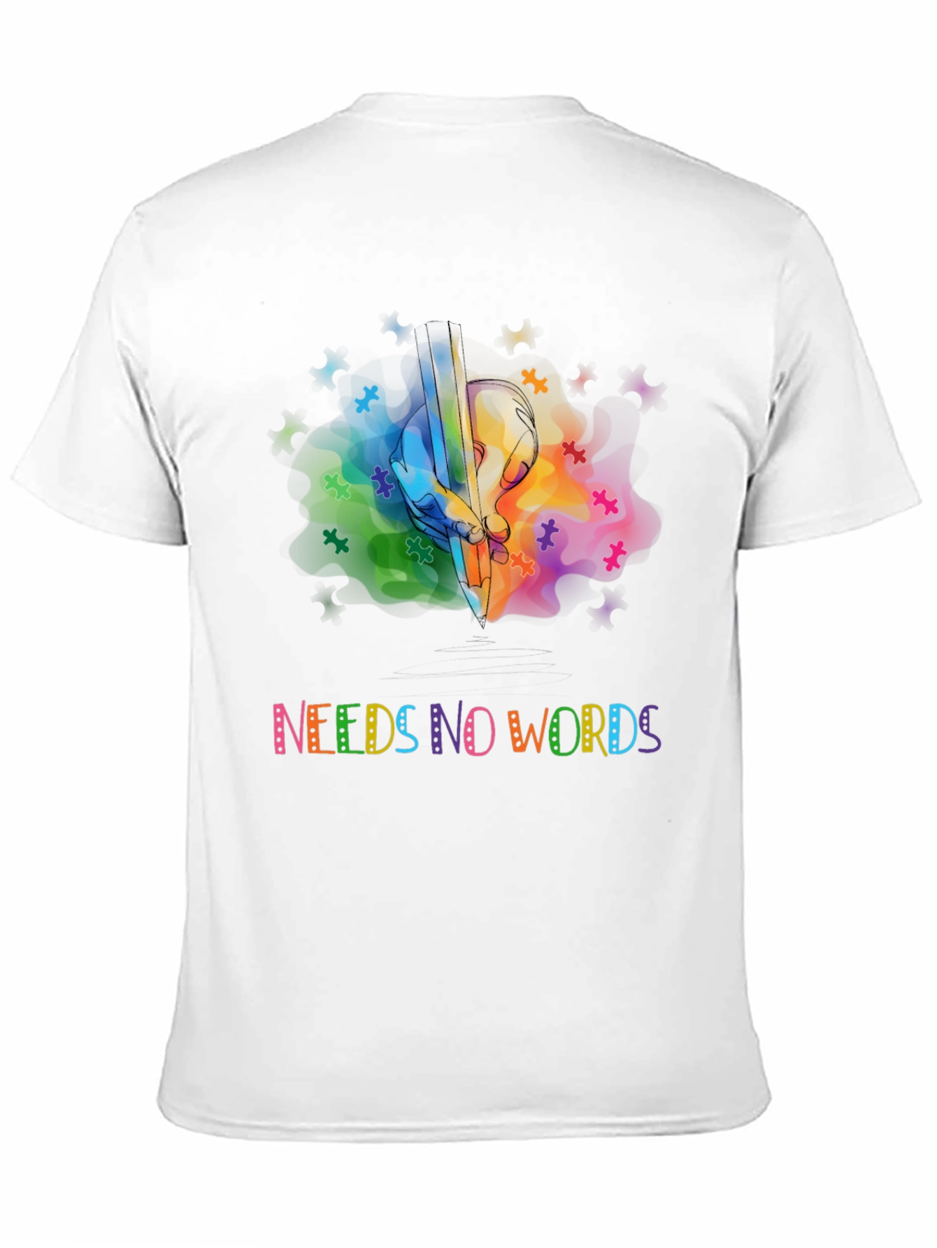 Autism Awareness Graphic Tee - Needs No Words