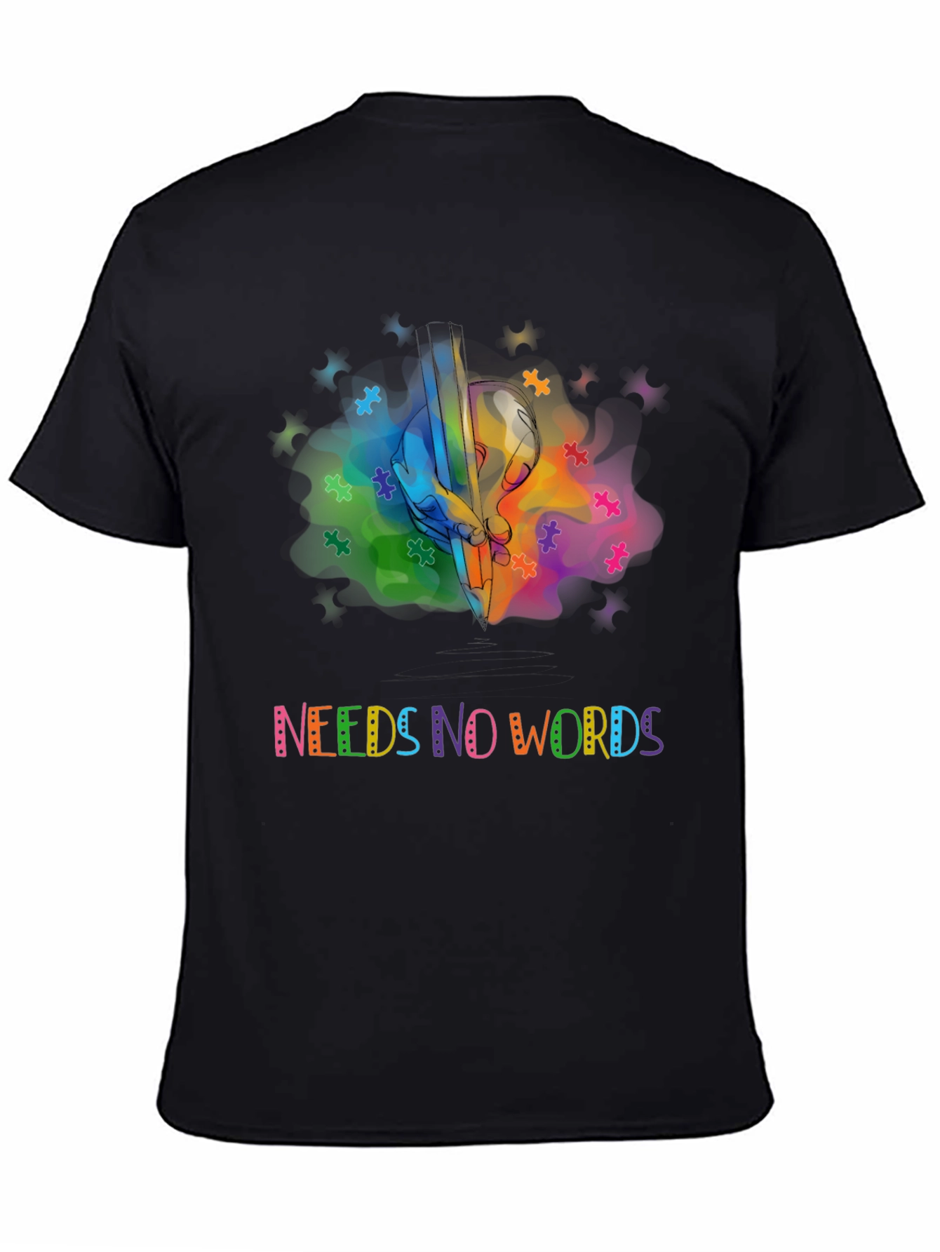 Autism Awareness Graphic Tee - Needs No Words