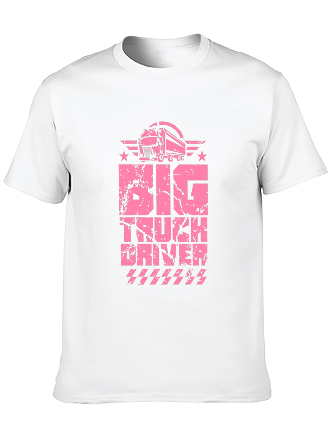 Big Truck Driver Black T-Shirt