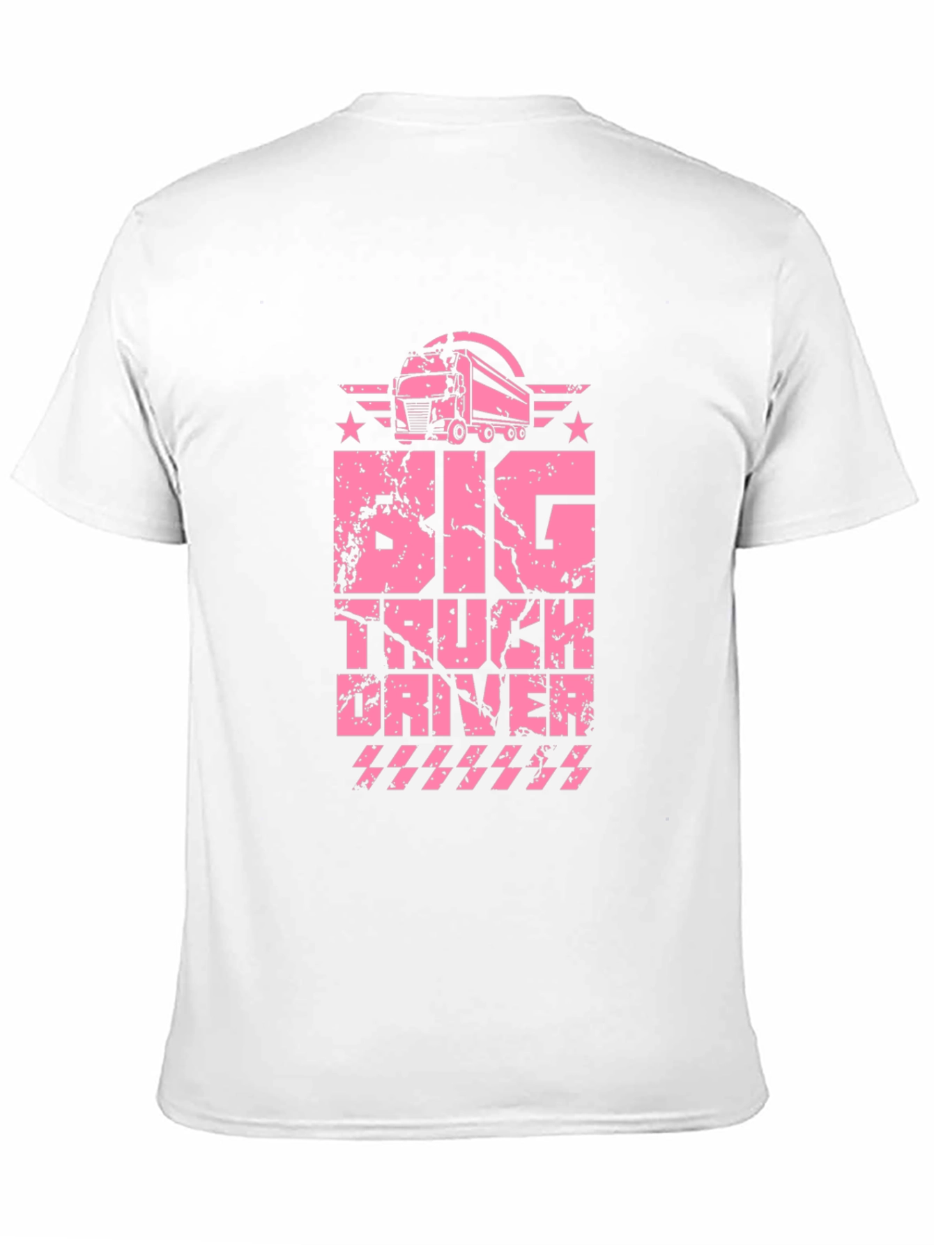 Big Truck Driver Black T-Shirt