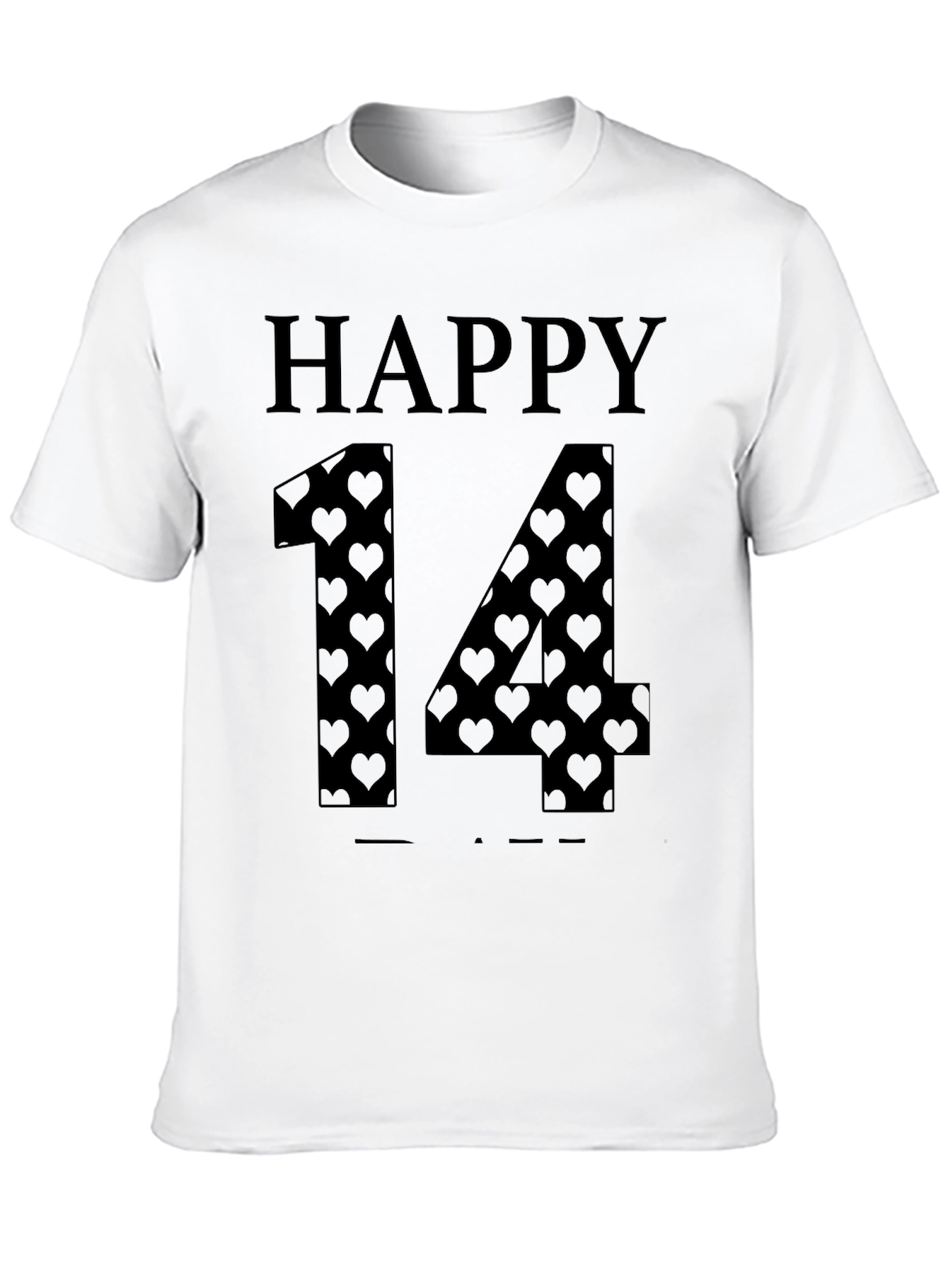 Happy 14th Valentines Day Graphic Tee
