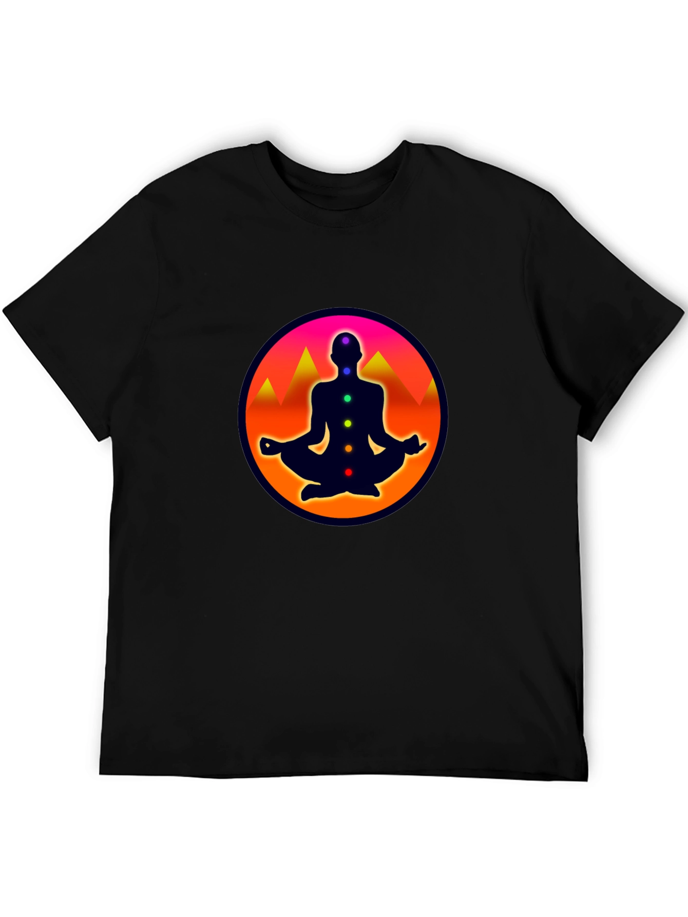 Chakra Meditation T-Shirt - Spiritual Zen Tee