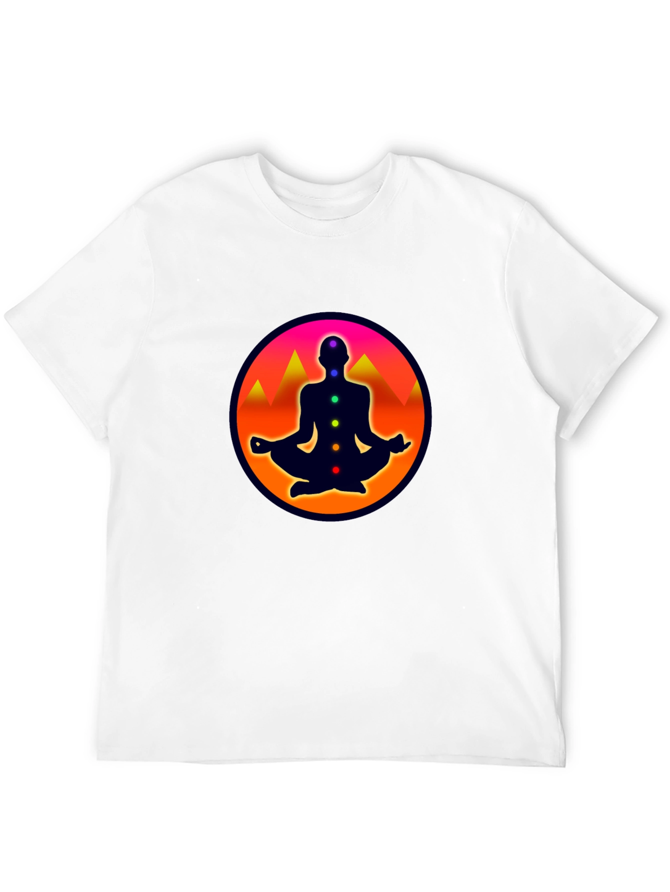 Chakra Meditation T-Shirt - Spiritual Zen Tee