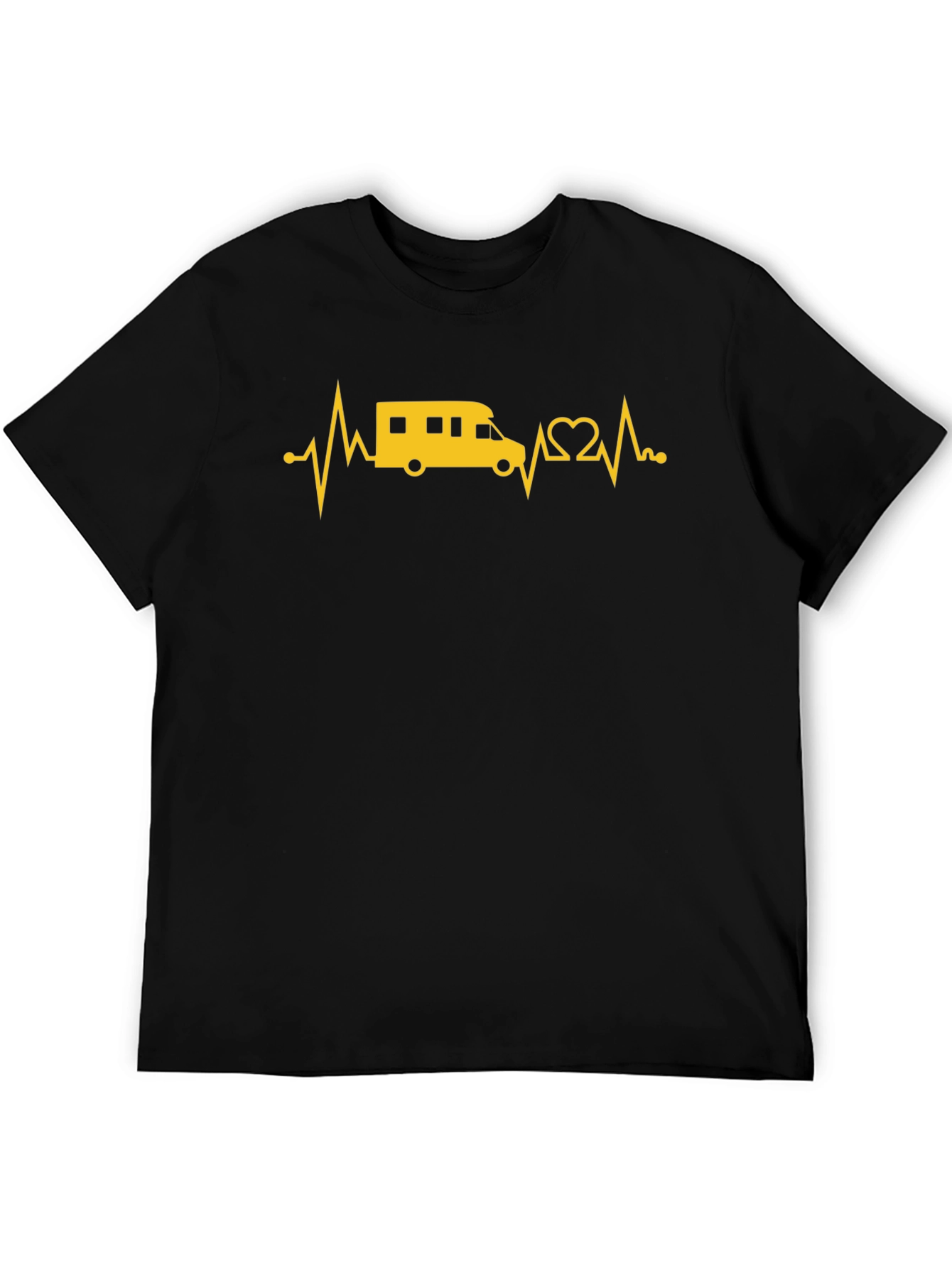 RV Heartbeat T-Shirt - Camping Lover Tee