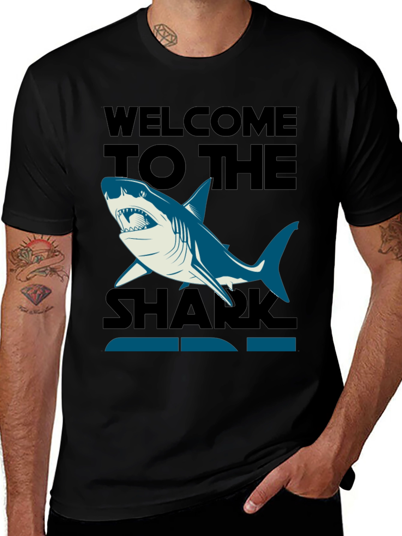 Welcome to the Shark Side Graphic Tee