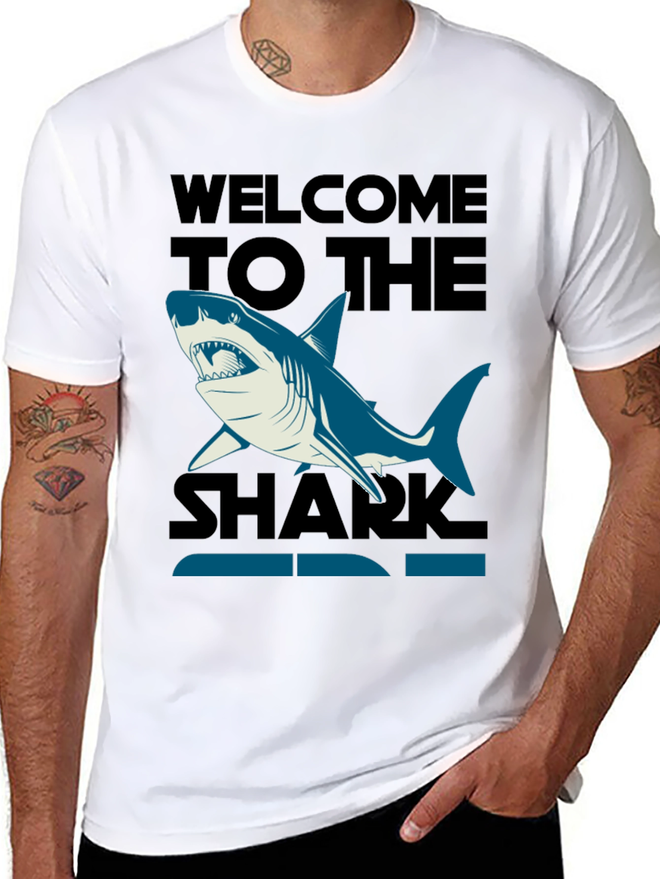 Welcome to the Shark Side Graphic Tee