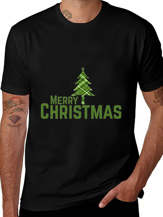 Merry Christmas Tree Graphic Tee