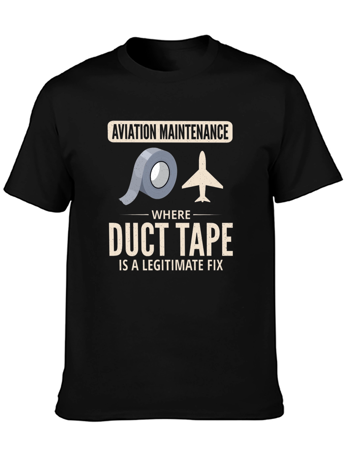 Aviation Maintenance Duct Tape T-Shirt