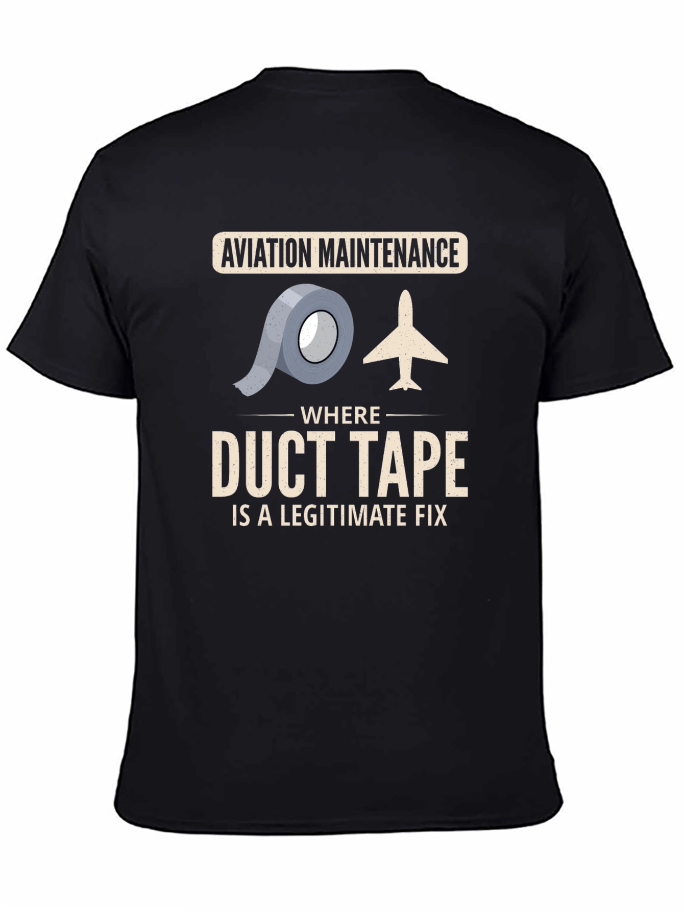 Aviation Maintenance Duct Tape T-Shirt