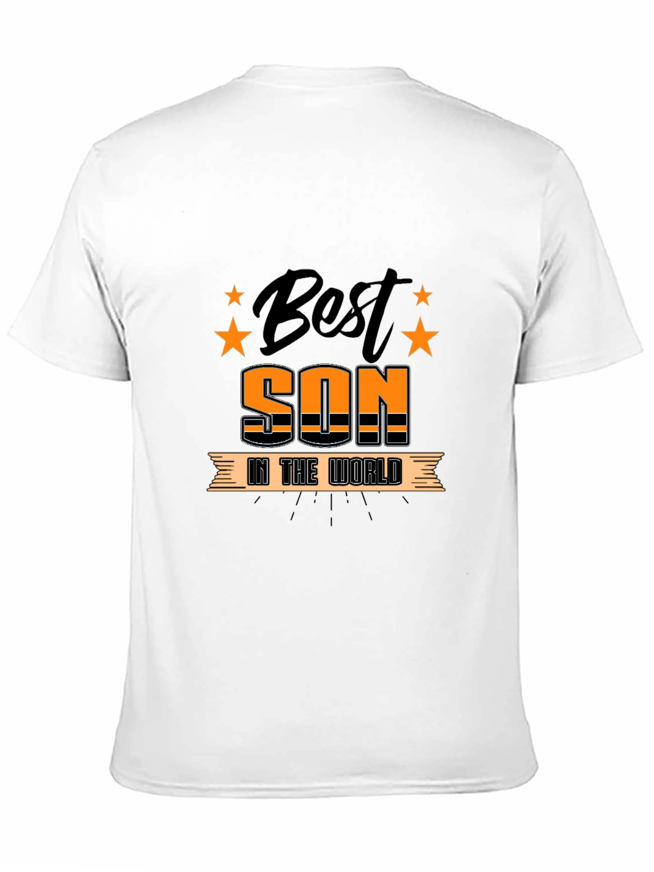 Best Son In The World Black Graphic Tee