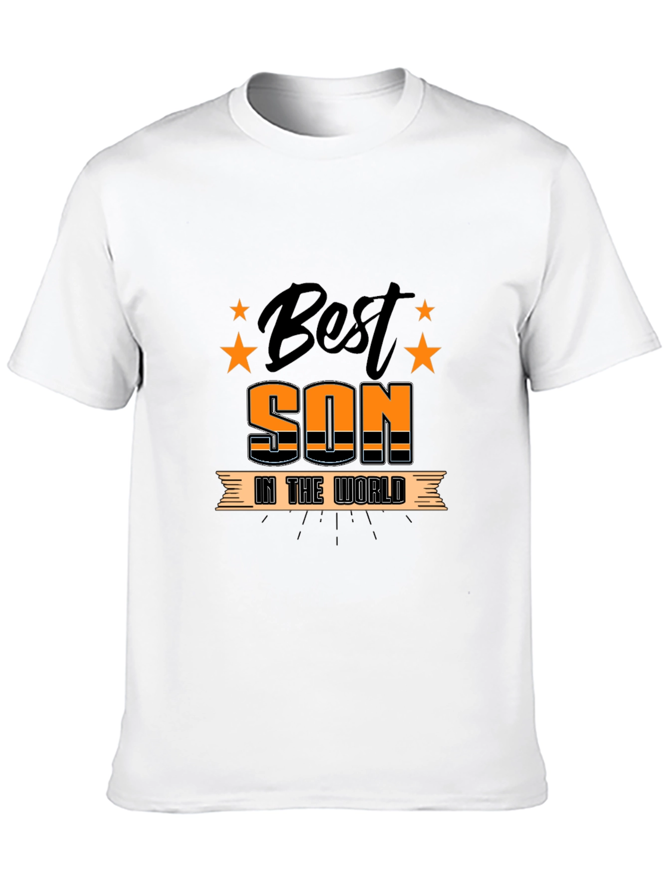 Best Son In The World Black Graphic Tee