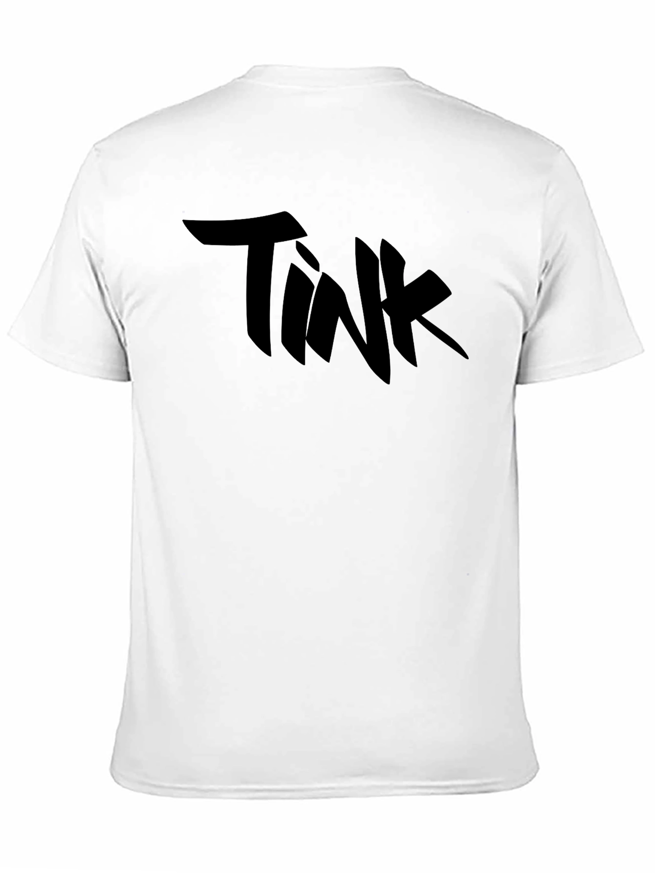 TINK Graphic Tee - Black Cotton Blend T-Shirt