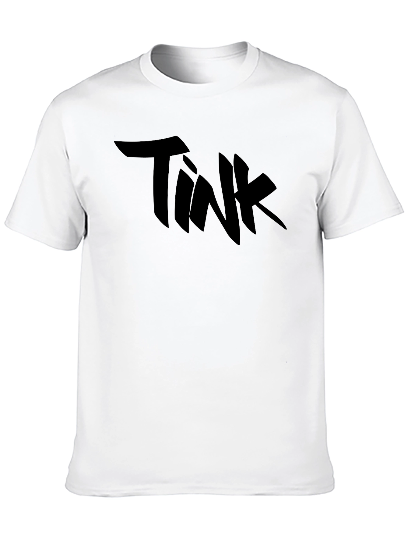 TINK Graphic Tee - Black Cotton Blend T-Shirt