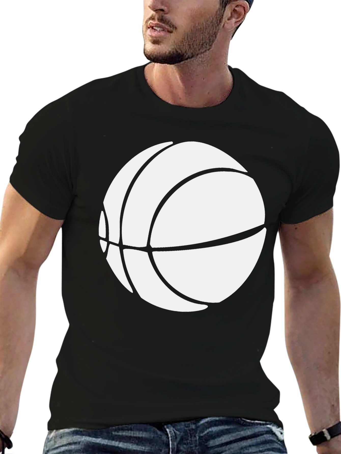 Basketball Graphic Tee - Black T-Shirt