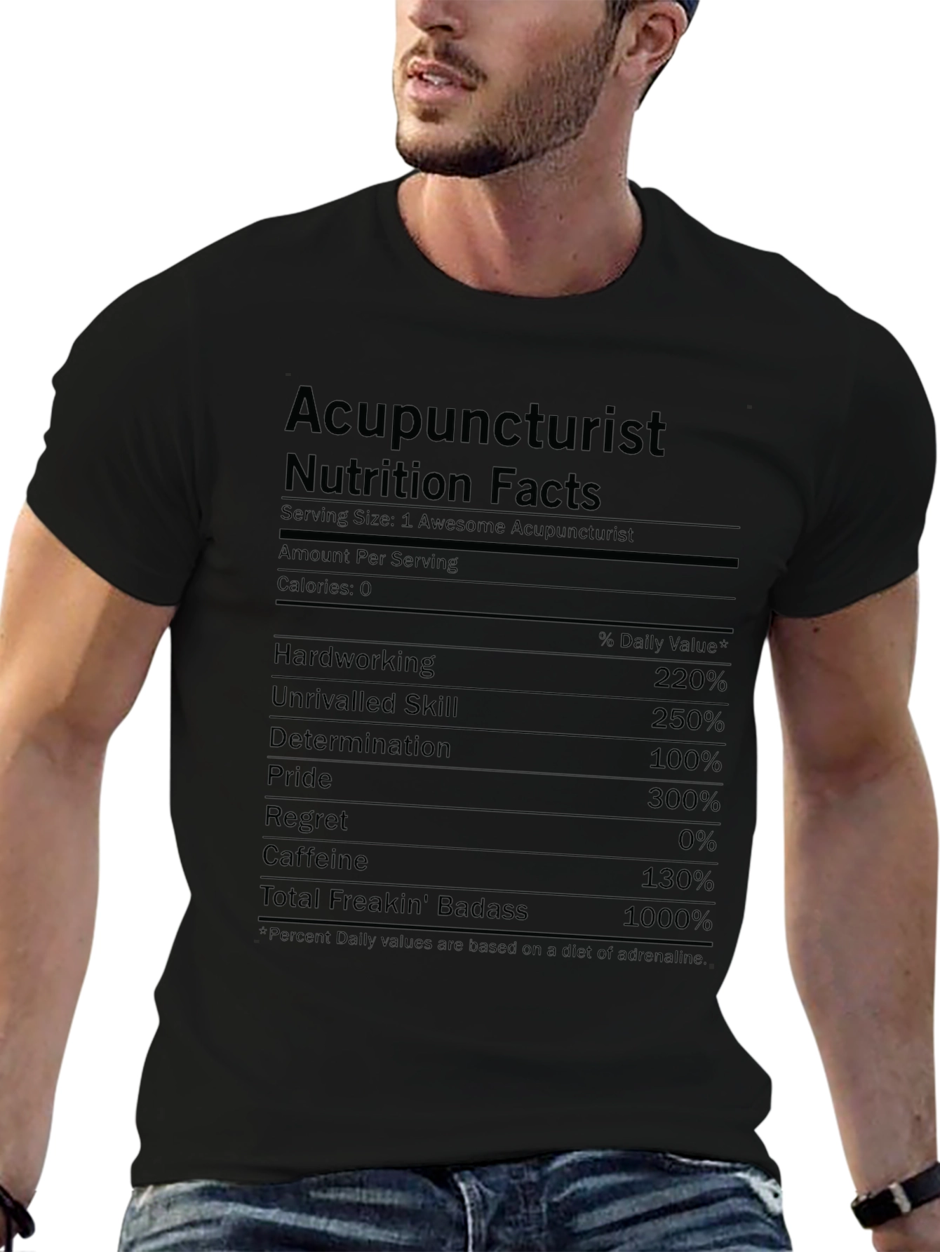 Acupuncturist Nutrition Facts T-Shirt